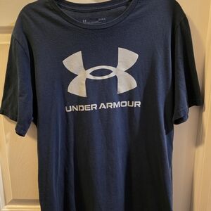 2-Under Armour Men's Navy T-Shirt